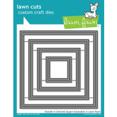 Lawn Fawn - Outside In Stitched Square Stackables - Stanze