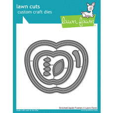 Lawn Fawn - Stitched Apple Frames - Stanzen