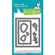 Lawn Fawn - Center Picture Window Card Add-On - Stanze