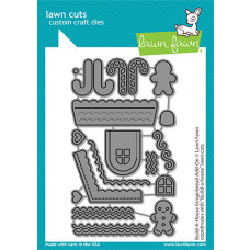 Lawn Fawn - build-a-house gingerbread add-on - Stanzen