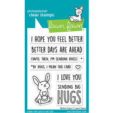 Lawn Fawn - Better days - Clear Stamp 3x4