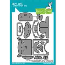 Lawn Fawn - Tiny Gift Box Goat and Llama Add-On - Stand Alone Stanze
