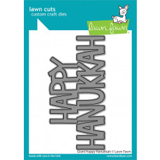 Lawn Fawn - Giant happy hanukkah - Stand alone Stanzen