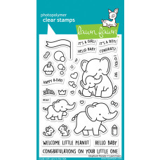Lawn Fawn - Elephant Parade - Clear Stamp 4x6