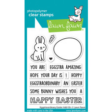 Lawn Fawn - Eggstraordinary Easter Add-on - Clear Stamp 3x4