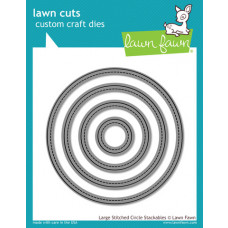 lawn fawn lawn cuts die large stitched circle stackables