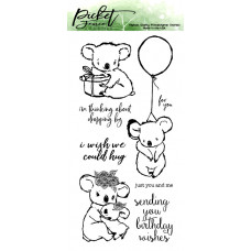 Picket Fence Studios - I Wish We Could Hug - Clear Stamps 4x8