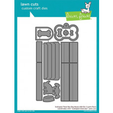 Lawn Fawn - Scalloped Treat Box Dog House Add-On - Stanzen