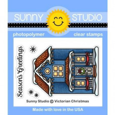 Sunny Studio - Victorian Christmas - Clear Stamps 2x3
