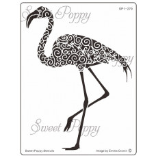 Sweet Poppy - Schablone - Flamingo