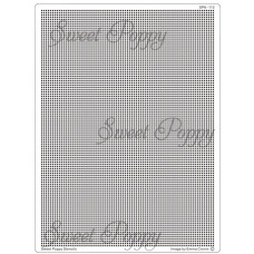 Sweet Poppy - Schablone - Grid Plate