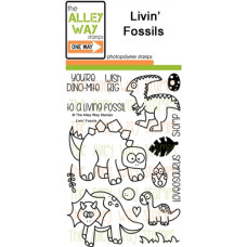 The Alley Way Stamps - Stempelset 4x6" - Livin Fossil