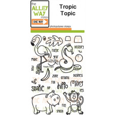The Alley Way Stamps - Stempelset 4x6" - Tropic Topic