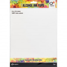 Tim Holtz Alcohol Ink White Yupo Paper 8x10" 5/Pkg