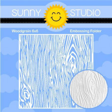 Sunny Studio - Prägefolder - Woodgrain
