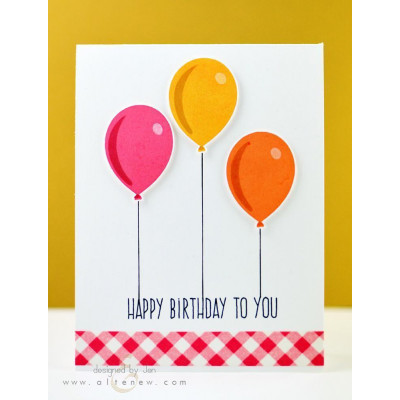 Altenew - Birthday Greetings - Clear Stamp 4x6