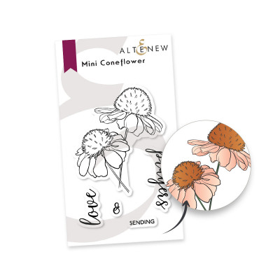 Altenew - Mini Coneflower - Clear Stamps 2x3 | bastel-traum.ch