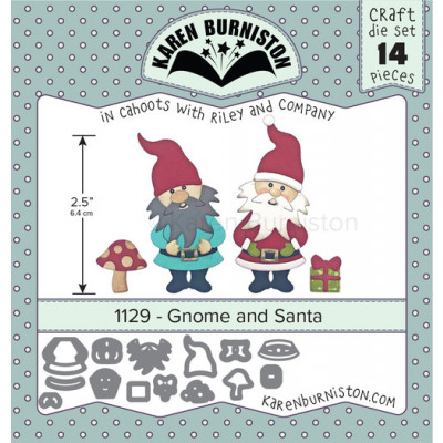 Karen Burniston - Gnome & Santa - Layer Stanzen