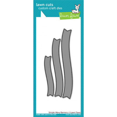Lawn Fawn - Simply Wavy Banners - Stanze