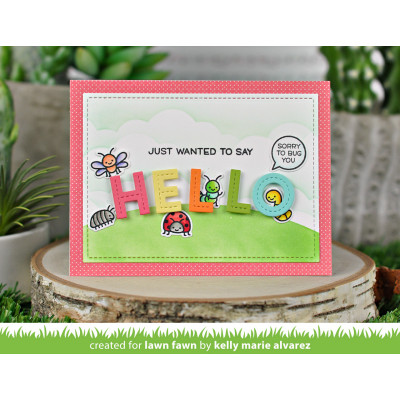 Lawn Fawn - oliver's stitched ABCs - Stanzen