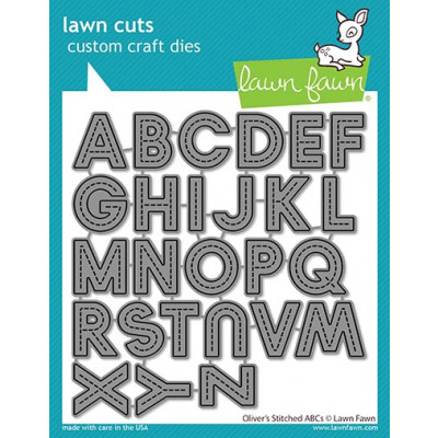 Lawn Fawn - oliver's stitched abcs - Stanzen