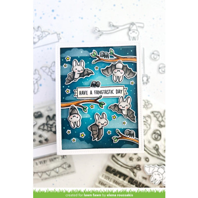 Lawn Fawn - Fangtastic Friends Add-on - Clear Stamps 3x4