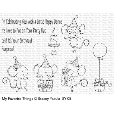 My Favorite Things - Its A Mice Time To Celebrate - stamp