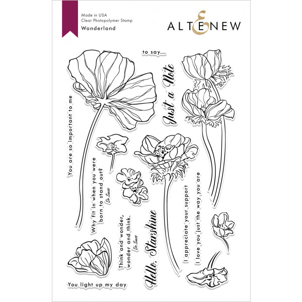 Altenew - Wonderland - Clear Stamp 6x8