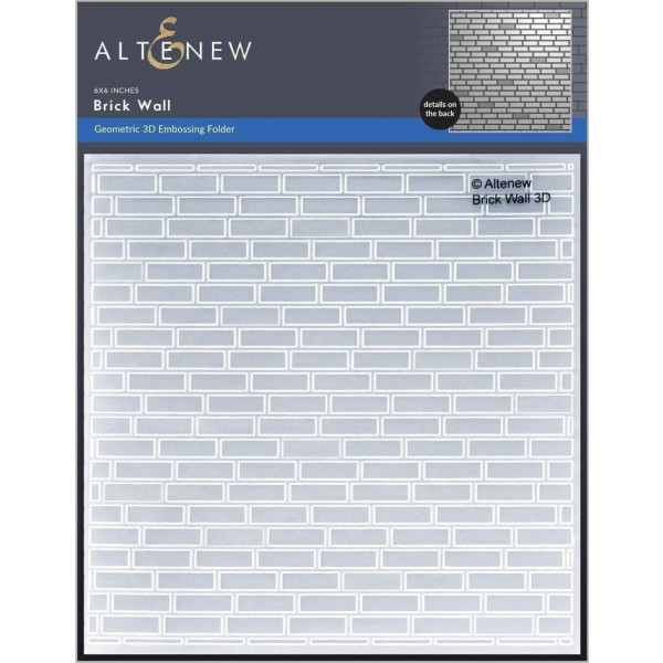 Altenew - 3D Embossing Folder - Brick Wall