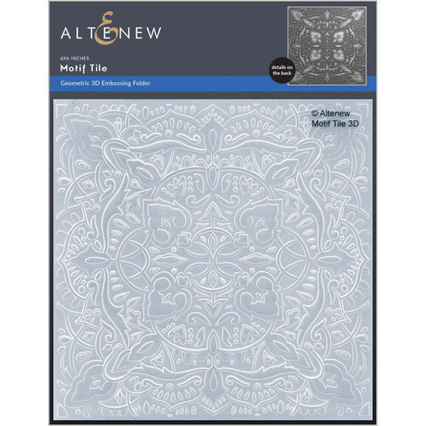 Altenew - 3D Embossing Folder - Motif Tile