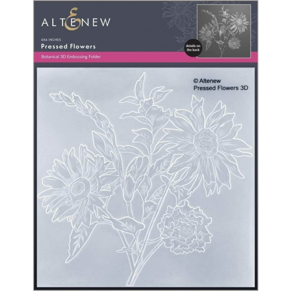 Altenew - 3D Embossing Folder - Pressed Flowers