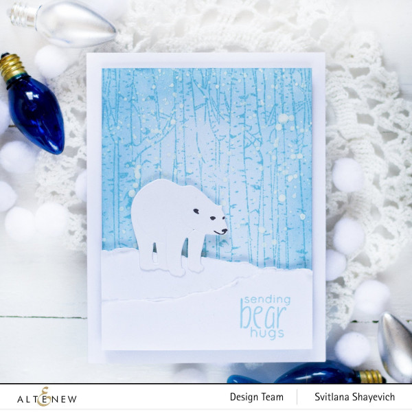 Altenew - Mini Delight Polar Bear Stempel & Stanze