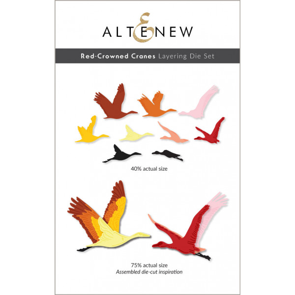 Altenew - Red-Crowned Cranes - Layering Stand alone Stanzschablonen