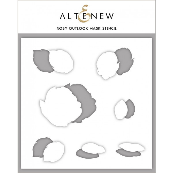 Altenew - Rosy Outlook - Masking Schablone