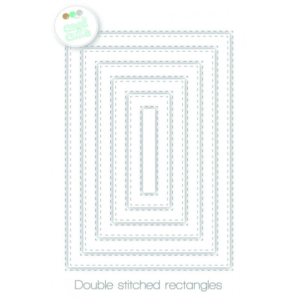 Create A Smile - Double Stitched Rectangles - Stanzen