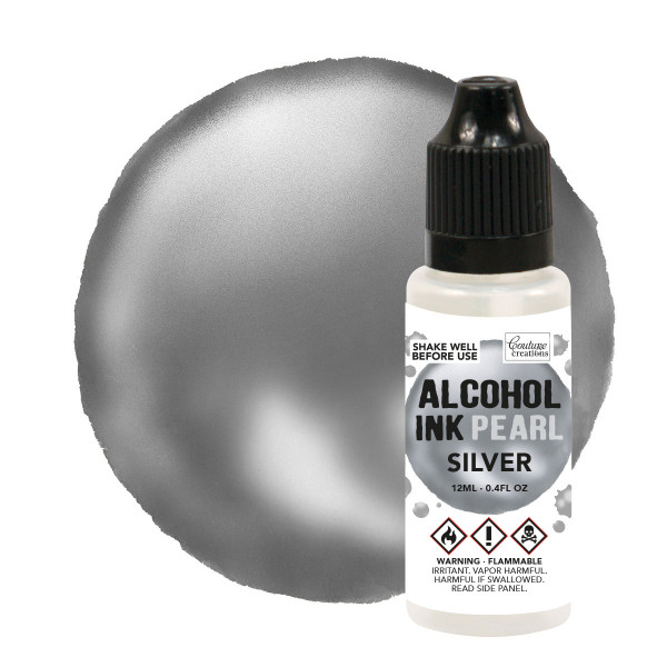 Couture Creations - Alcohol Ink - Pearl - Silver 12ml