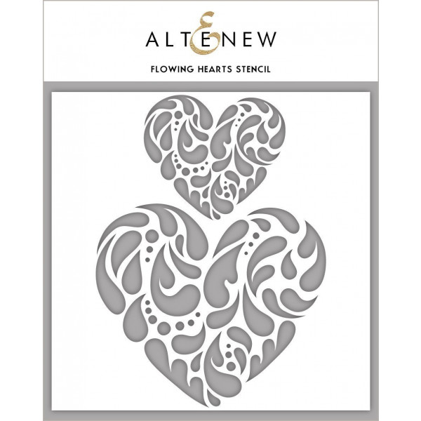 Altenew - Schablone - Flowing Hearts