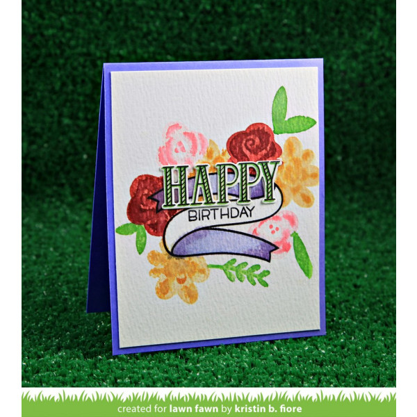 Lawn Fawn - Happy Happy Happy - Clear Stamp 4x6