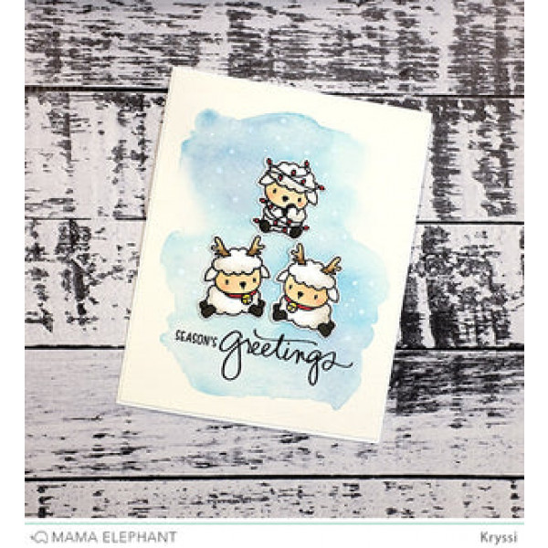 Mama Elephant - Wooly Winter - Clear Stamps 4x6