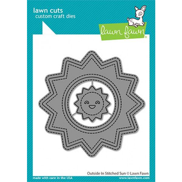 Lawn Fawn - Outside In Stitched Sun - Stand Alone Stanze