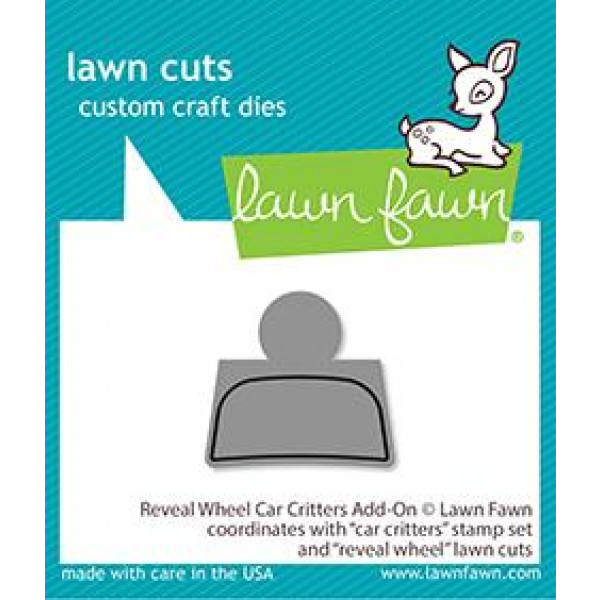 Lawn Fawn - reveal wheel car critters add-on - Stanzen