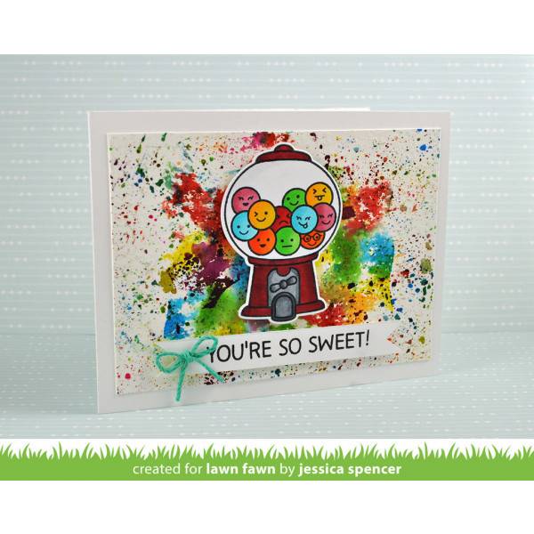Lawn Fawn - Stempelset 3x4" - Sweet Smiles