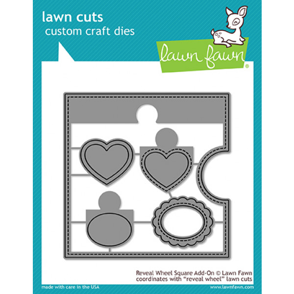 Lawn Fawn - Reveal Wheel Square Add-On - Stanze