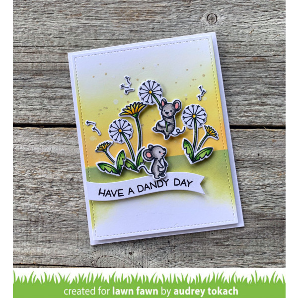 Lawn Fawn - dandy day - Clear Stamp 4x6