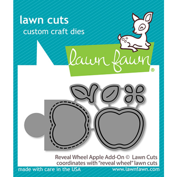 Lawn Fawn - Reveal Wheel Apple Add-on - Stand alone Stanzen