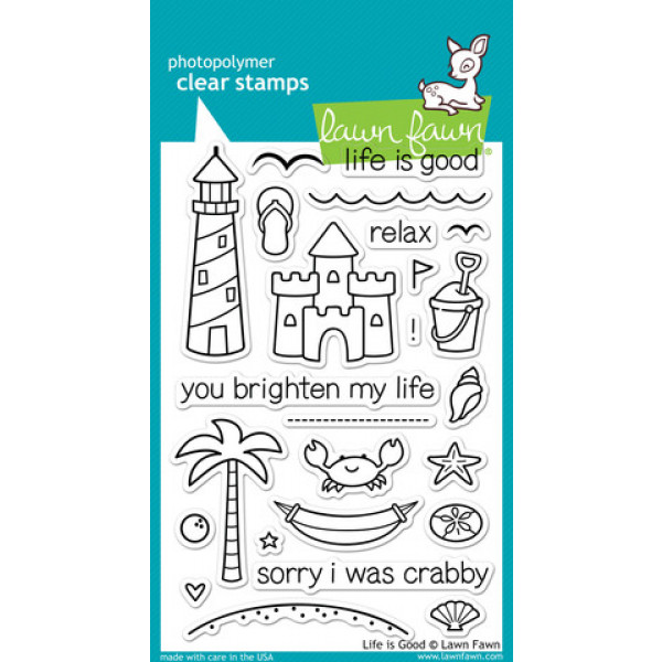 clear stamps lawn fawn Life Is Good für scrapbooking & cardmakings