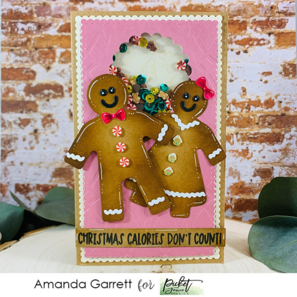 Picket Fence Studios - Sequin Mix Plus - Gingerbread People