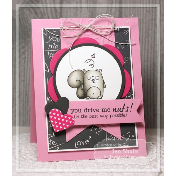Taylored Expressions Cling Stamps 4x6 - Valentine Grumplings 2/4