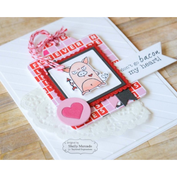 Taylored Expressions Cling Stamps 4x6 - Valentine Grumplings 3/4