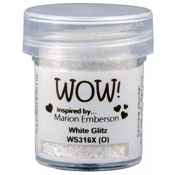 WOW! Embossing Powder - White Glitz 15ml